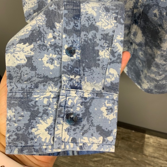 VERDO Long Sleeve casual button down floral print - Picture 15 of 15